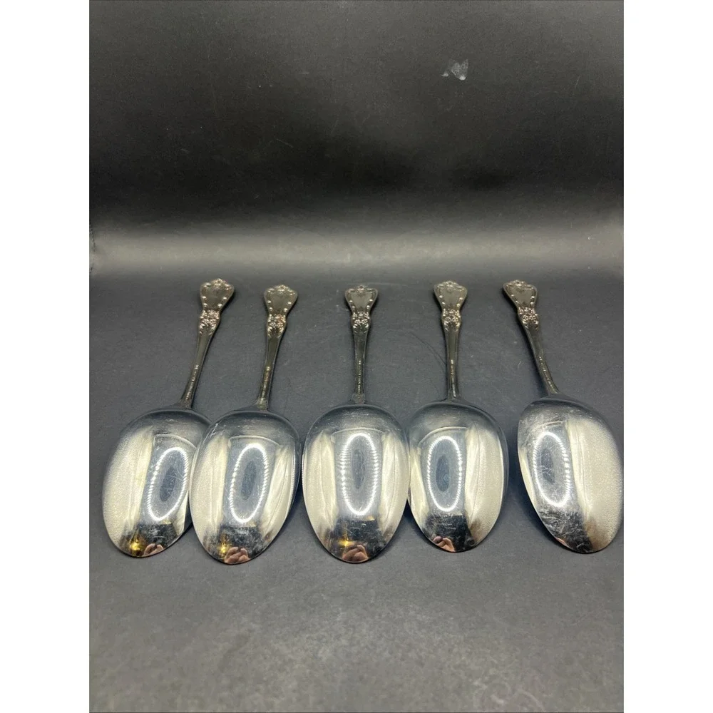 Oneida Kennett Square Distinction Deluxe Stainless Serving Tablespoons Set Of 5